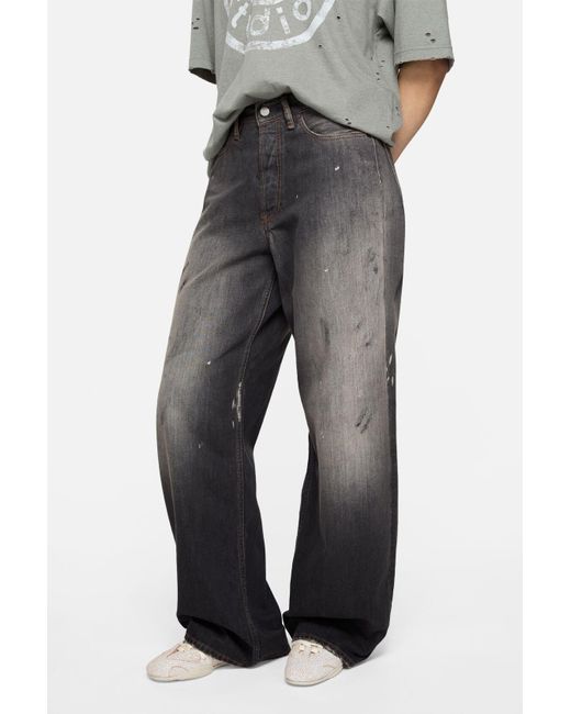 Acne Gray 1981 Loose Fit Jeans for men