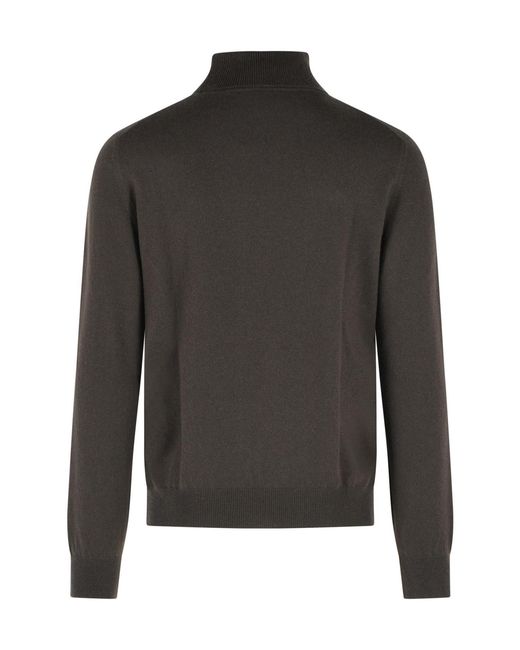 Gran Sasso Gray Turtleneck Sweater for men
