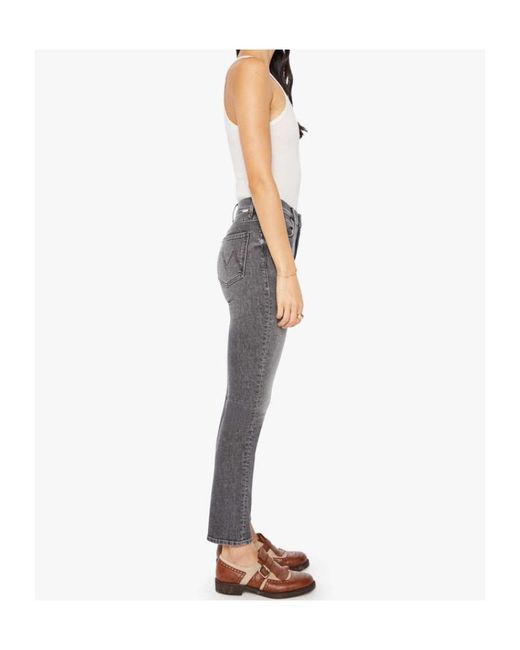 Mother Gray The Dazzler Hover Jeans