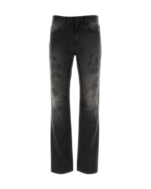 Givenchy Black Straight Leg Denim Jeans for men