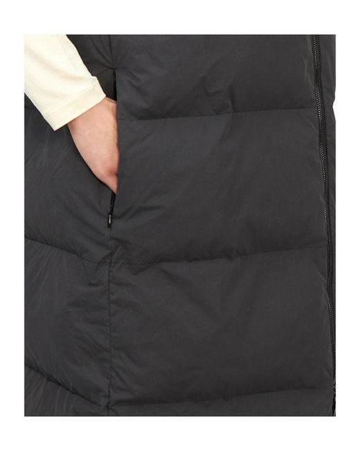Studio Nicholson Black Hooded, Thick, Sleeveless Cotton-Padded Jacket