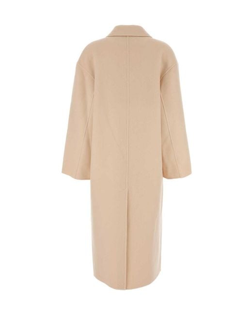 Loulou de Saison Natural Borneo Double-Breasted Coat