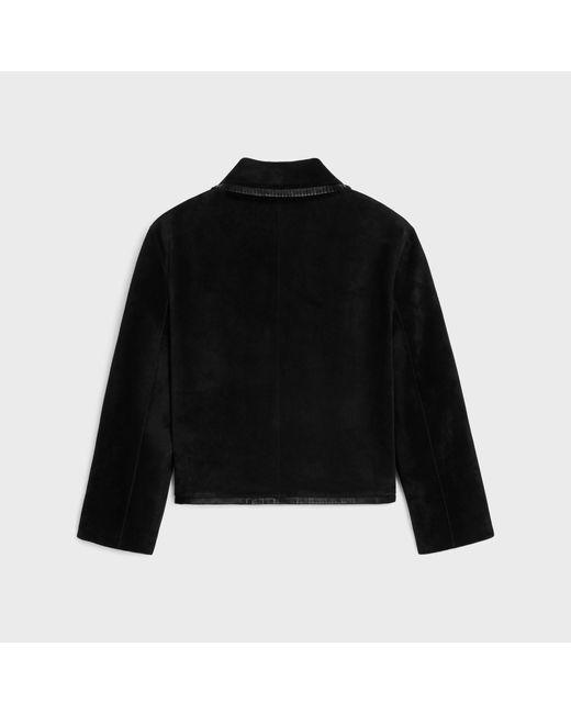 Céline Black Straight Blouson Jacket