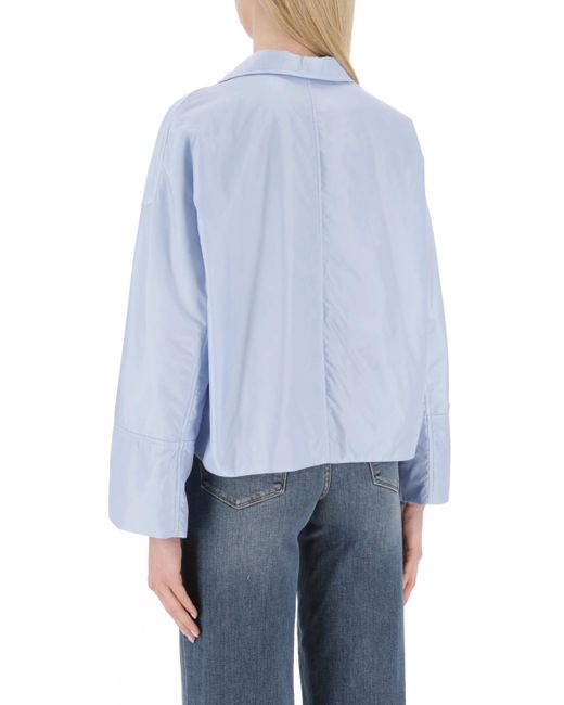 Aspesi Blue Single-Breasted Blazer
