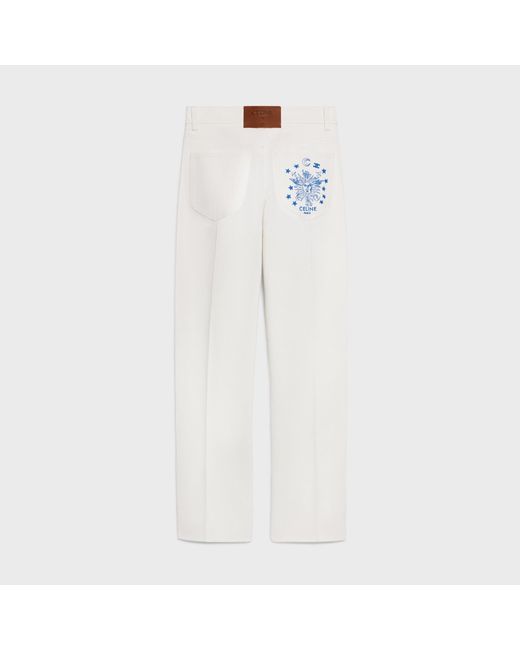 Céline White Boyfriend Jeans 001 for men