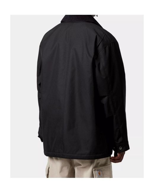 Carhartt Black Adair Logo Patch Jacket for men