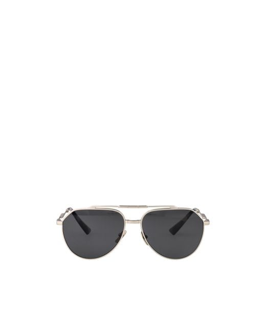 Dolce & Gabbana Multicolor Eyewear Aviator Frame Sunglasses for men