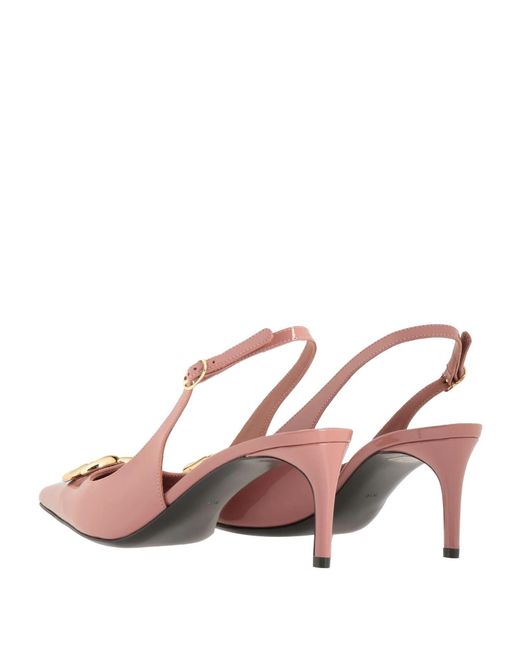 Dolce & Gabbana Pink Patent Leather Courts