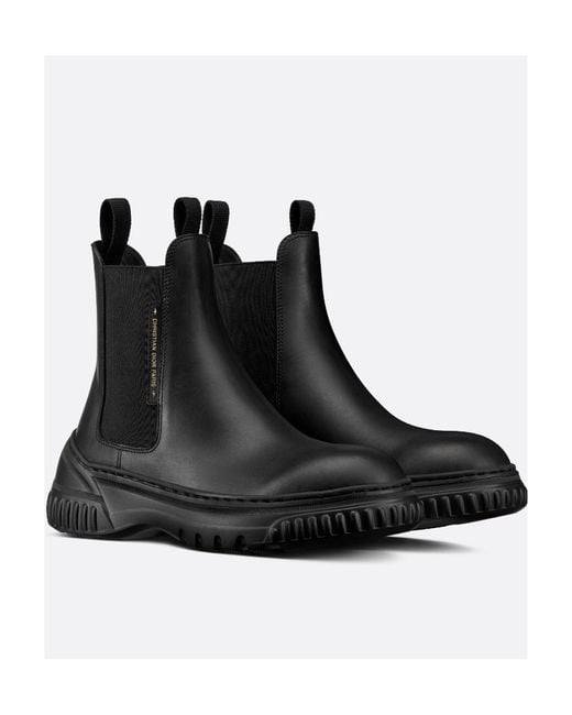Dior Black D-Racer Ankle Boot
