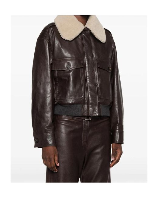 Brunello Cucinelli Black Long-Sleeved Casual Jacket