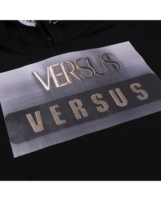 Versus  Black Logo Details Sweater for men