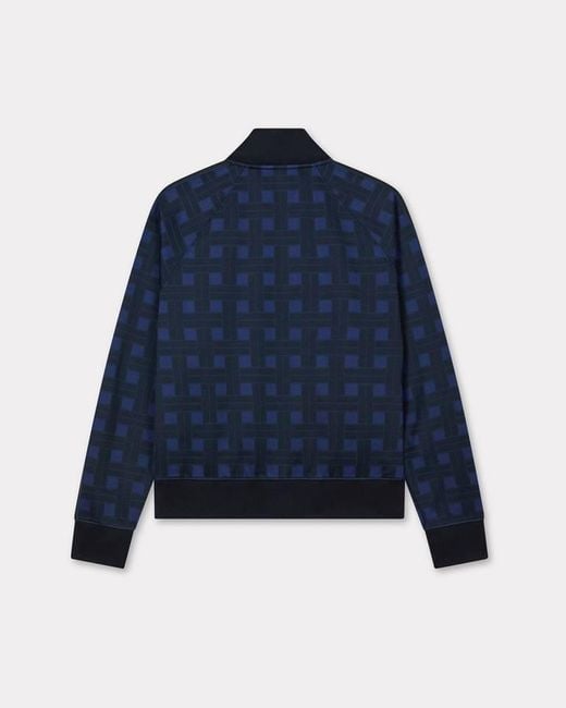 KENZO Blue Weave' Tracktop for men