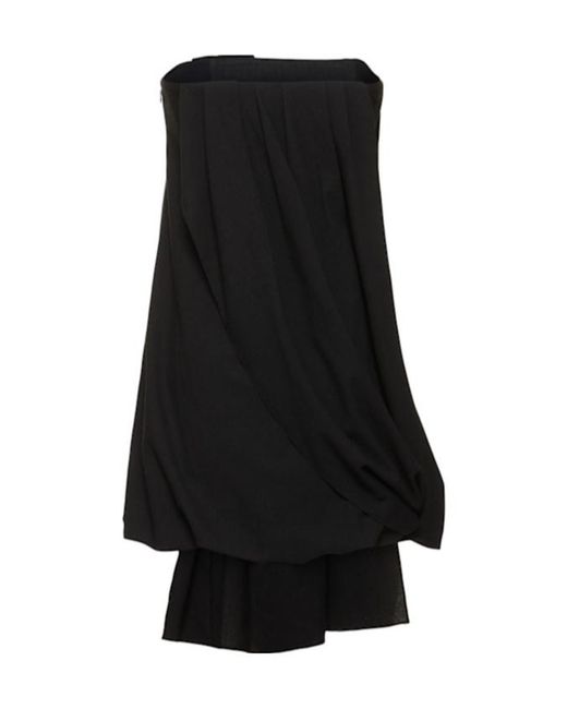J.W. Anderson Black Strapless Dress