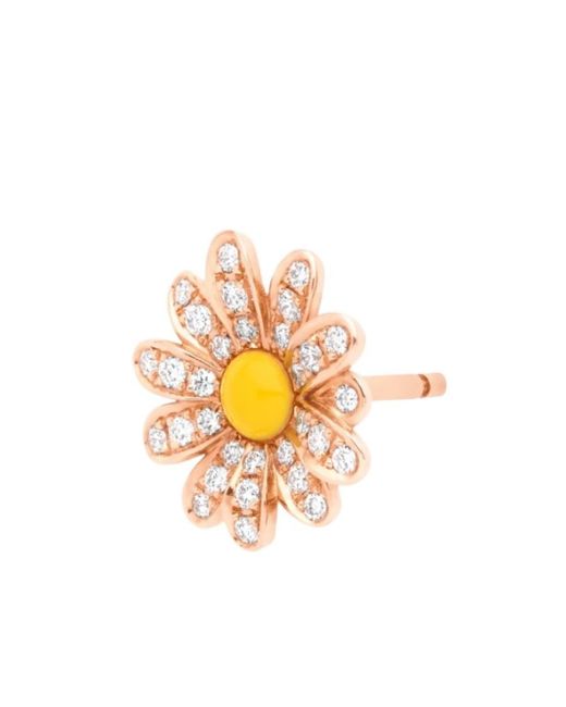 Dior White Ette Single Earring