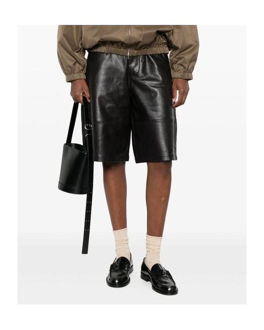 Frankie Shop Gray Belt Loop Shorts