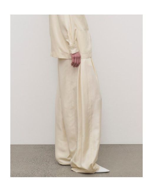 The Row White Kolina Pant