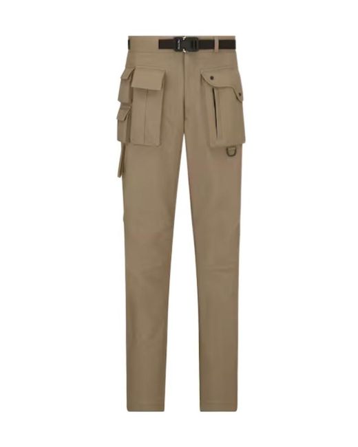 Dior Natural Homme Belted Straight Leg Pants for men