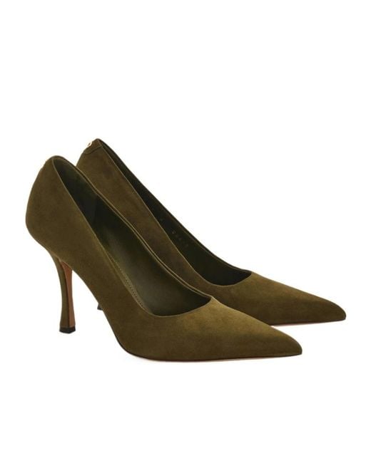 Ferragamo Green Pump Shoe