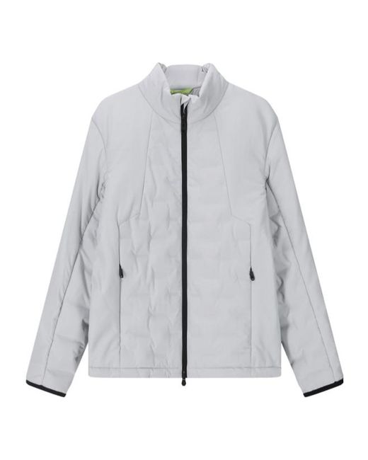 Boss Gray Boss Water-Repellent Finish Down-Filled Jacket for men