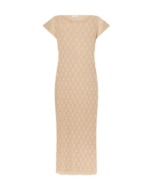 The Row Natural Round Neck Dress