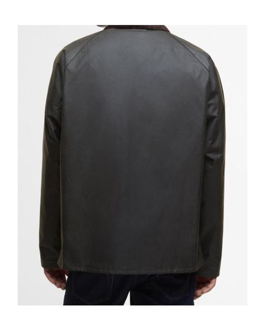 Barbour Black Button-Up Jacket for men