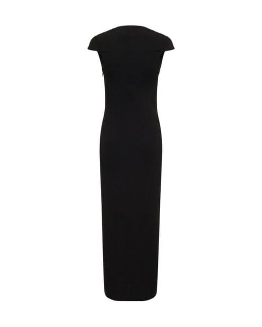 16Arlington Black Strapless Dress With Split Waistband