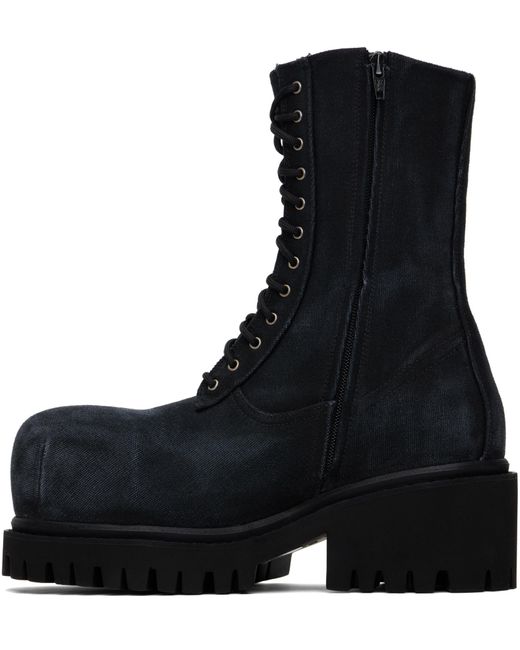 Balenciaga Black Stomper Bootie for men