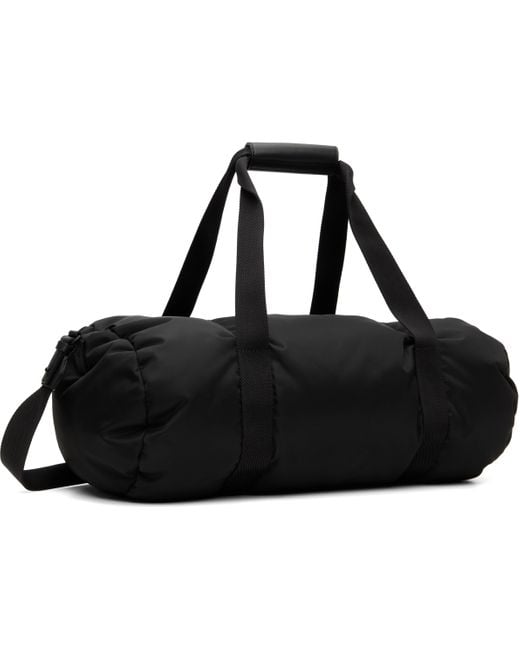 Moncler Black Duddle Gym Weekender Duffle Bag for men