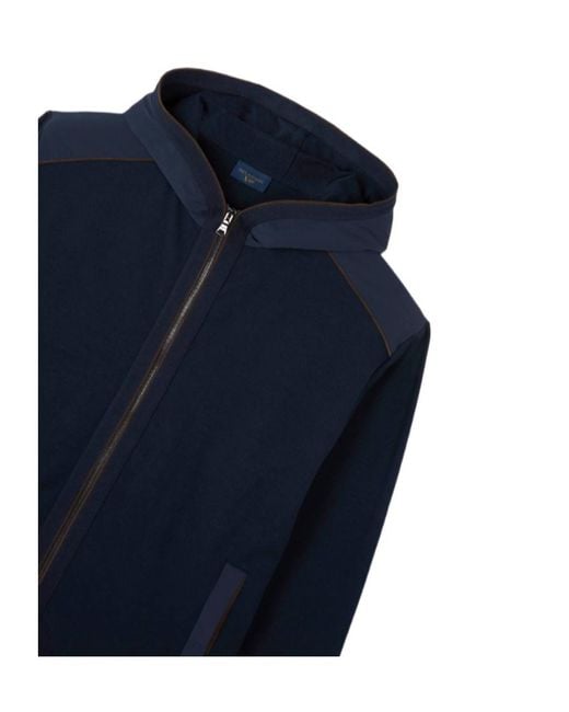 Paul & Shark Blue X-Soft Cotton Sweatshirt With Typhoon Re-4X4 Stretch Details for men