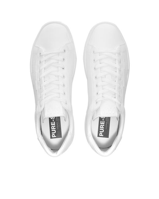 Golden Goose Deluxe Brand White Round Head Lacing Casual Sneakers for men