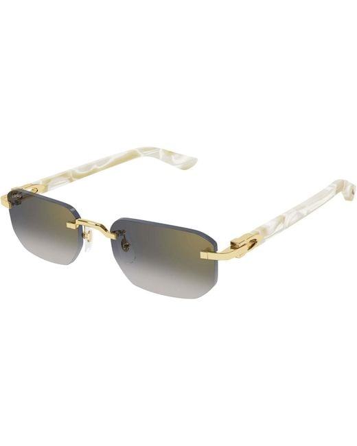 Cartier Multicolor Recangular Frame Sunglasses for men