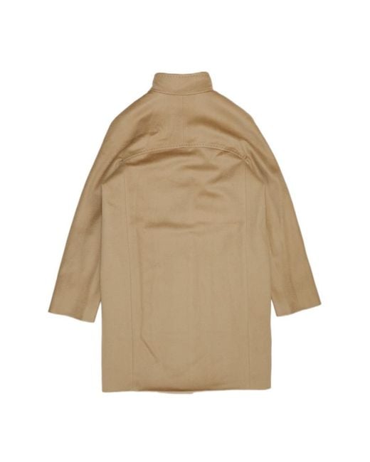 Max Mara Natural Melina Logo Coat