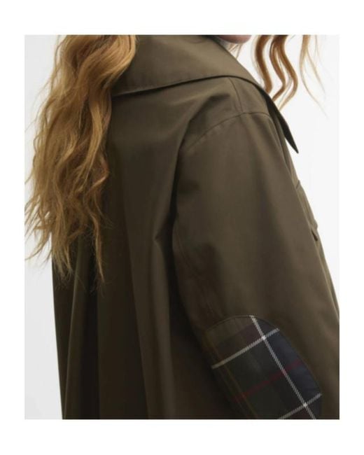Barbour Green X Ganni Waterproof Parka Jacket