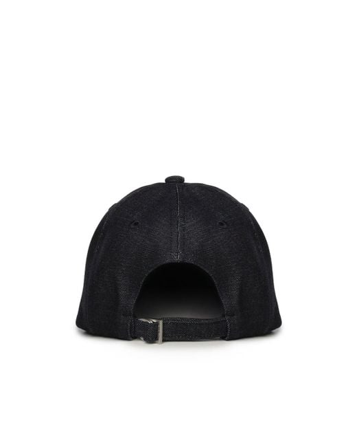 Jacquemus Black La Casquette Logo Embroidered Baseball Cap