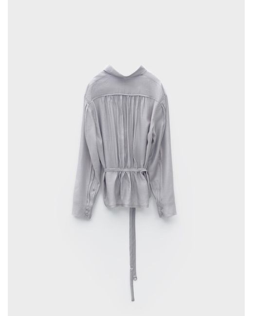 Low Classic Gray Long-Sleeved Shirt
