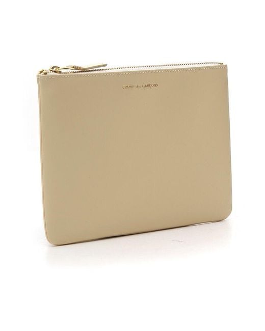 Comme des Garçons Natural Logo-Stamp Wallet for men