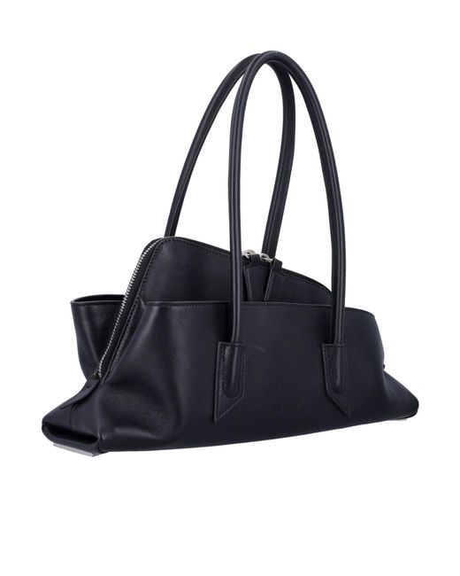 The Attico Black The La Passeggiata Asymmetric Tote Bag