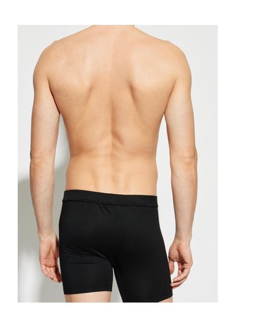 DSquared² Black Logo Briefs for men