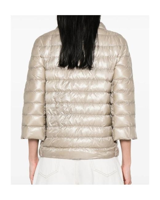 Herno Natural Quilted Cotton Clothing