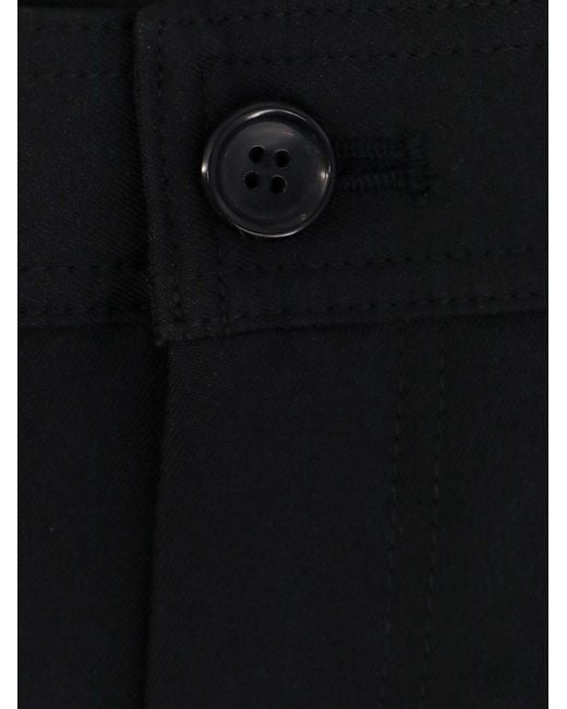 Comme des Garçons Black Comme Des Garçons Shirt Strap-Detailed Bermuda Shorts for men
