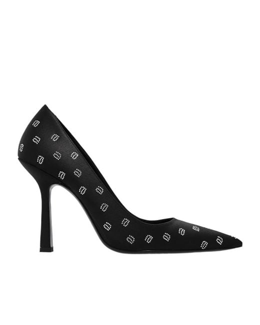 Alexander Wang Black Delphine Embellished Pumps