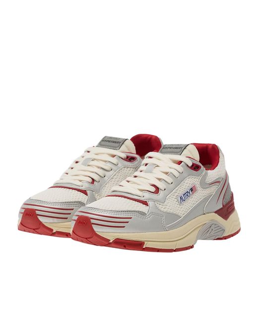 Autry Multicolor Hyperway Panelled Low-Top Sneakers for men