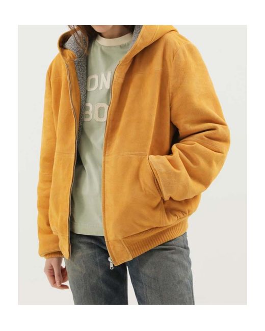 1989 STUDIO Yellow Zip-Front Jacket