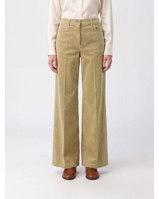 Aspesi Natural Wide-Leg Pants