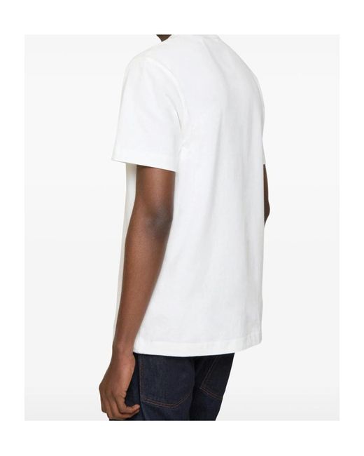 Burberry White T-Shirts & Vests for men