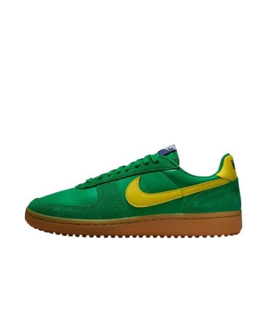 Nike Green Field General Lace-Up Sneakers