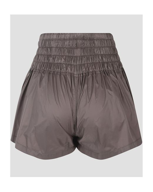 Rick Owens Brown Drawstring Shorts