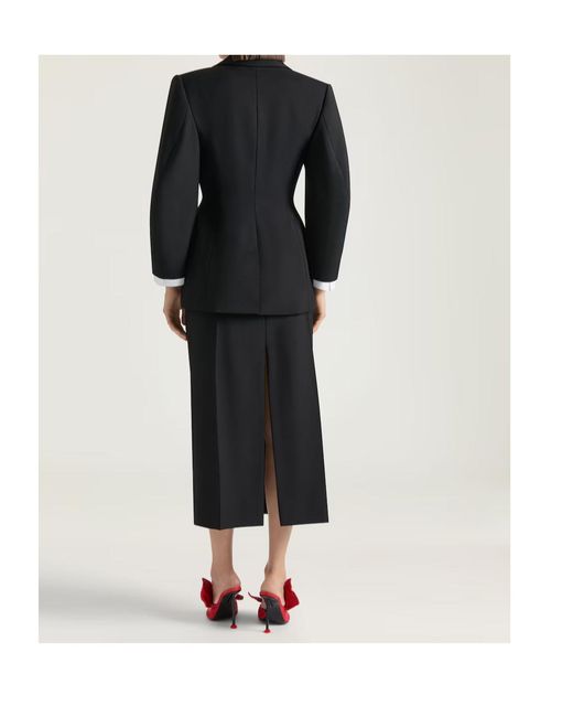 Givenchy Black Single-Breasted Tailored Blazer