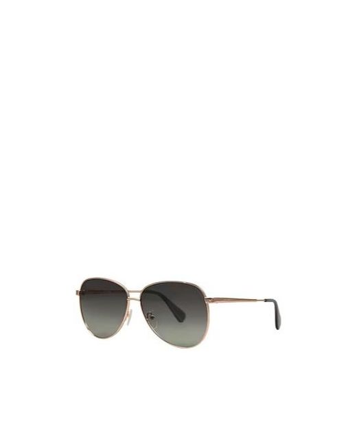 MAX&Co. Metallic Metal Frame Aviator Sunglasses
