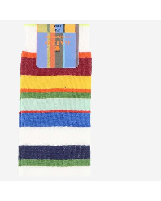 Gallo Blue Printed Socks for men